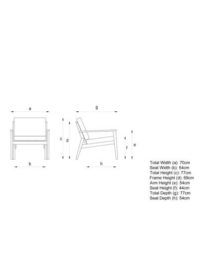 Lounge Chair(Acacia Wood), Natural